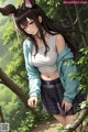 Hentai - Beneath the Sakura Canopy She Prowls with Catlike Charm Set.1 20241217 Part 2